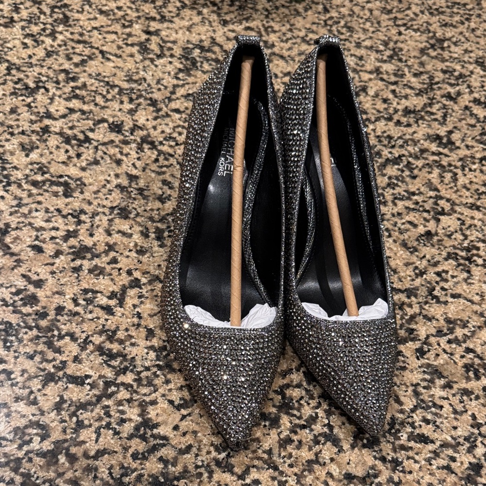 Michael Kors Glittering Black Heels